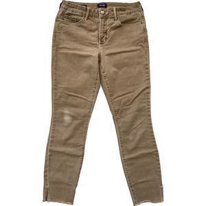 NYDJ AMI Skinny Ankle Lift Tuck Technology Brown Tan Beige Skinny Jeans 6 *